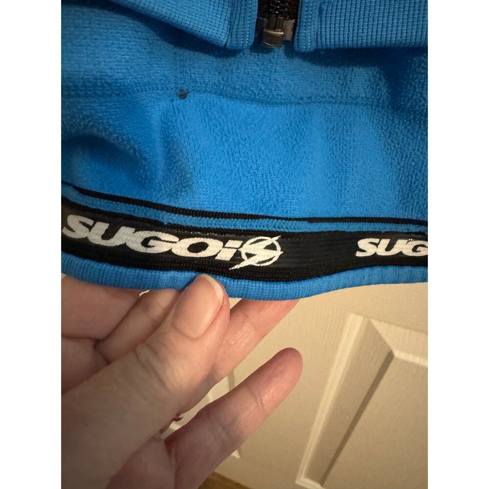 Sugoi Women's Performance Cycling Racing Full Zip Jacket Jersey Blue S - Picture 5 of 9